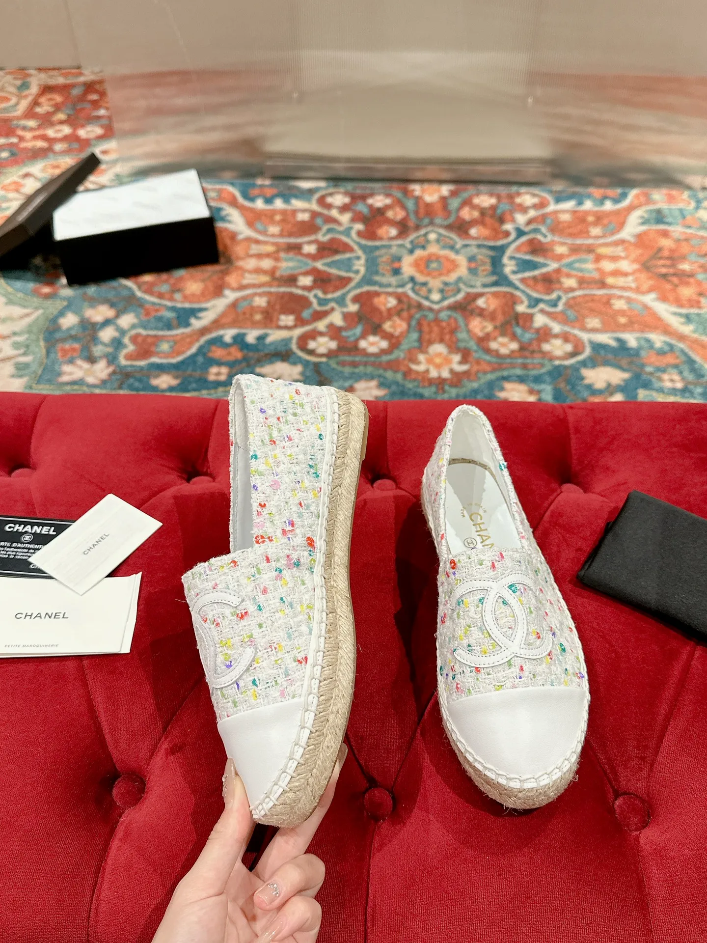 👟👟Ex-factory price 400👟👟 CHANEL 2024 early spring new fisherman shoes, top version 👏👏The inner pads are all made of original imported sheepskin! Code number: 35 - 40 (34.41.42 customized, non-returnable) standard code with full set of packaging